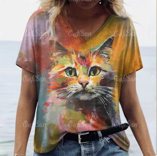 Women's Cat T-Shirts