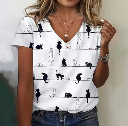 Women's Cat T-Shirts