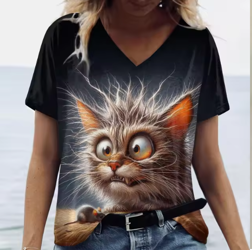 Women's Cat T-Shirts