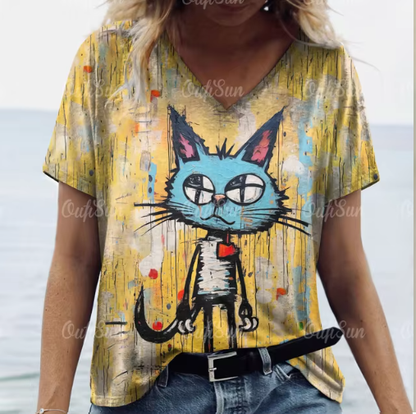 Women's Cat T-Shirts